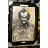 JOKER - Dessin ORIGINAL - cadre :  50 X 70 cm - dessin :  40 x 60 cm