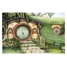 HOBBIT - Dessin ORIGINAL - cadre :  50 X 70 cm - dessin :  40 x 60 cm