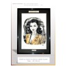 PINUP TRAIN - Dessin ORIGINAL - cadre :  cadre : 50 X 40 - dessin : 29 X 42