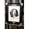PINUP DEDAIN -  Dessin ORIGINAL - cadre :  cadre : 50 X 40 - dessin : 29 X 42