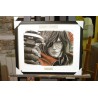 ALBATOR - Dessin ORIGINAL - cadre :  cadre : 50 X 40 - dessin : 29 X 42