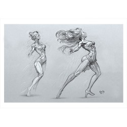 MOUVEMENT - Dessin ORIGINAL...