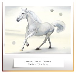 SNOW HORSE - Peinture à...
