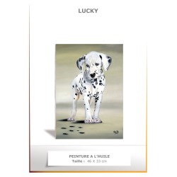 LUCKY - Peinture à l'huile...