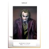 SMILE - JOKER - Peinture à l'huile - Taille : 20P (73 x 54)