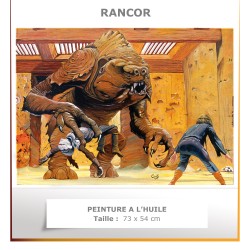 RANCOR - Peinture à l'huile...
