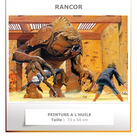 RANCOR - Peinture à l'huile - Taille : 20P (73 x 54)