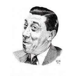 Fernandel - Dessin ORIGINAL...