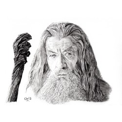 Gandalf - Dessin ORIGINAL...