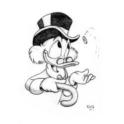 Picsou - Dessin ORIGINAL au...