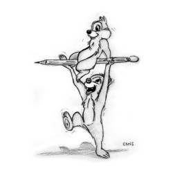 Tic & Tac - Dessin ORIGINAL...