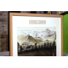 COMMUNAUTE ANNEAUX - Dessin ORIGINAL - cadre : 50 X 70 cm - dessin : 40 x 50 cm