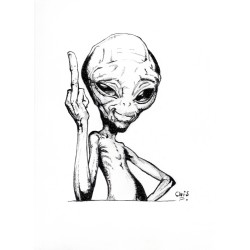 PAUL - Dessin ORIGINAL au Fusain  sur papier à  grain encadré. Taille cadre : 33 X 43 cm - Taille dessin : 20 X 29 cm