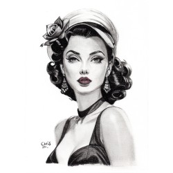 PINUP REGARD - Dessin...