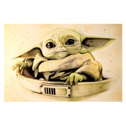 GROGU - Dessin ORIGINAL -...