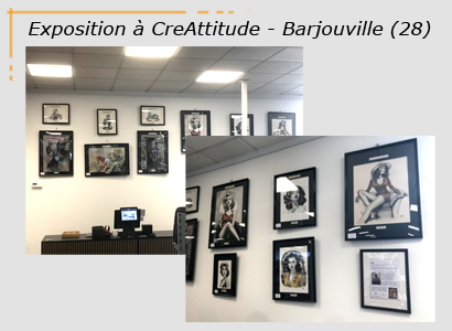 Exposition au magasin CrAttitude - Barjouville 28